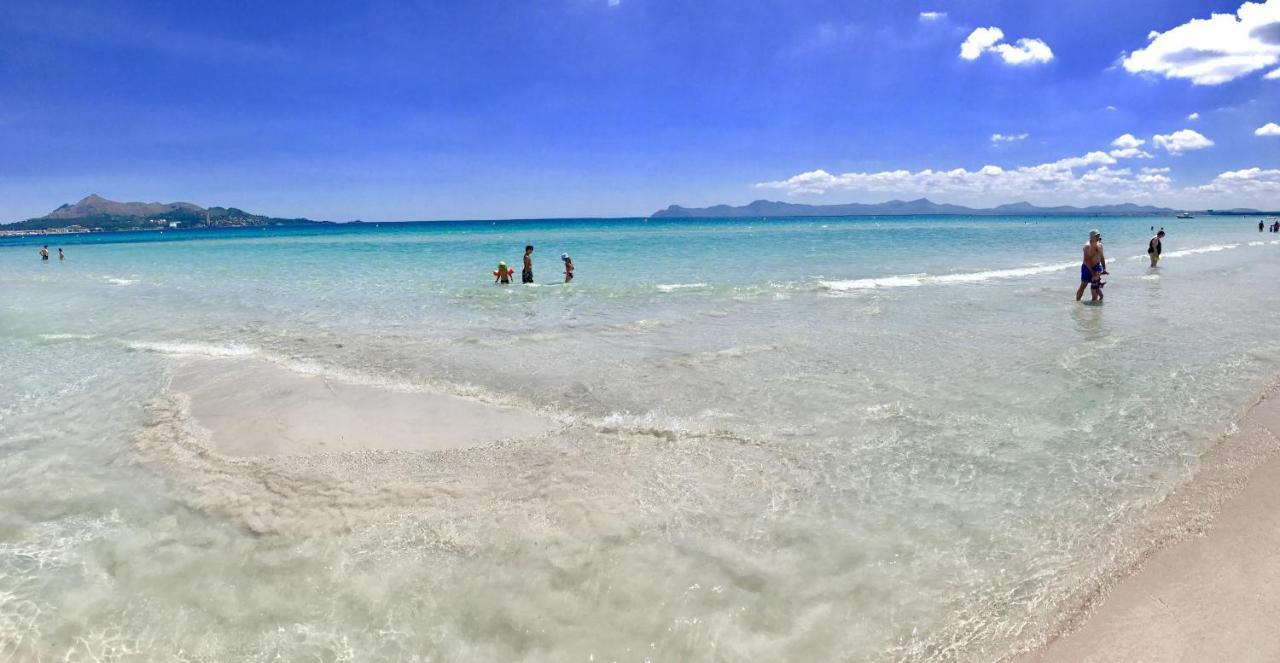 Villa Pam Beach House Playa De Muro - 200M To Beach With Hot Tub Alcudia  Bagian luar foto